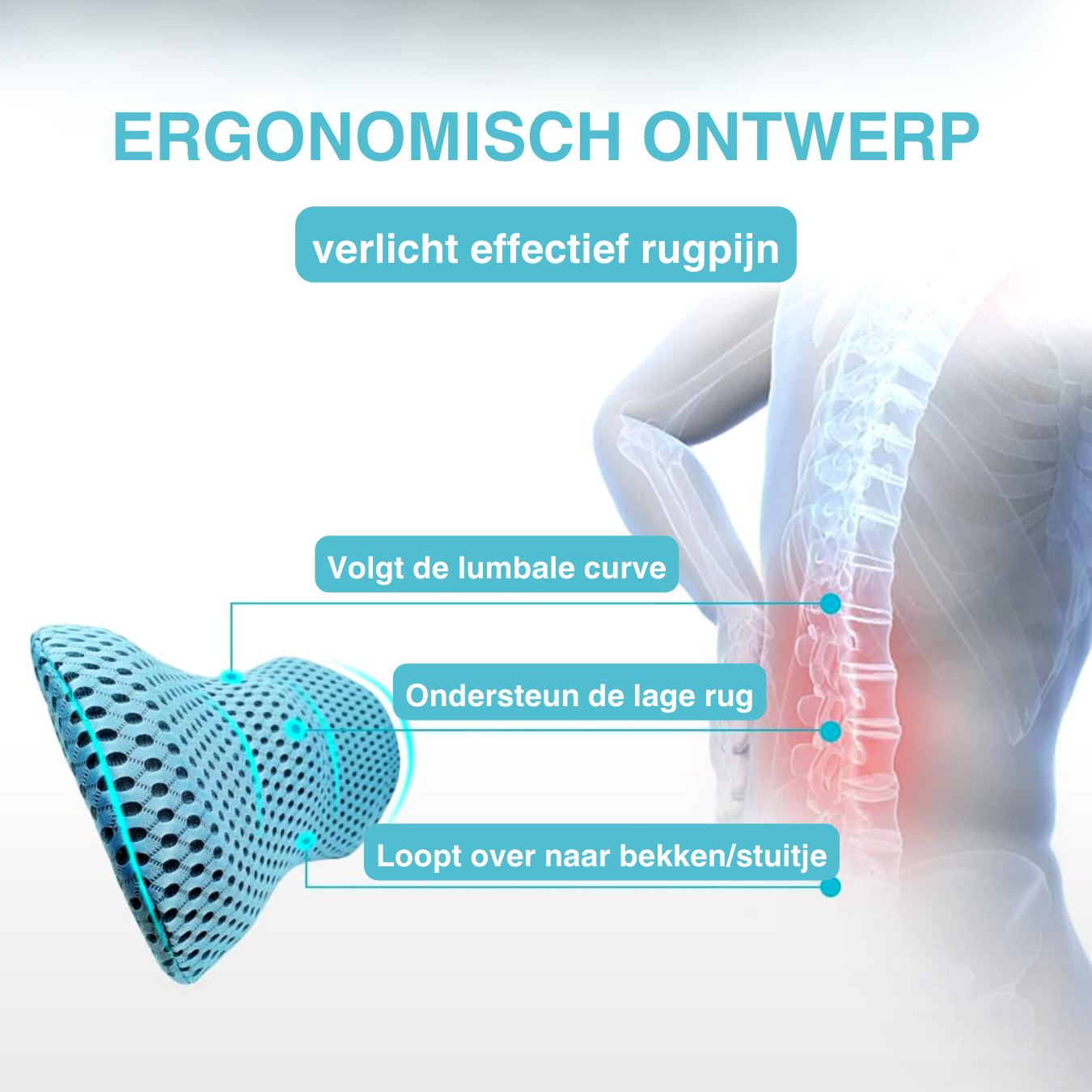 KomfortKussen™ - Verlichting en Comfort Gecombineerd